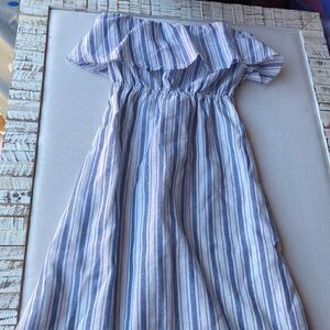 Etophe Studios
Strapless blue and white dress Small